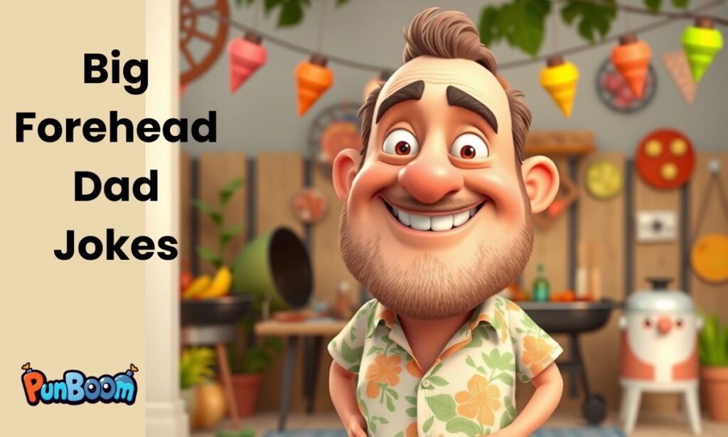 Big Forehead Dad Jokes