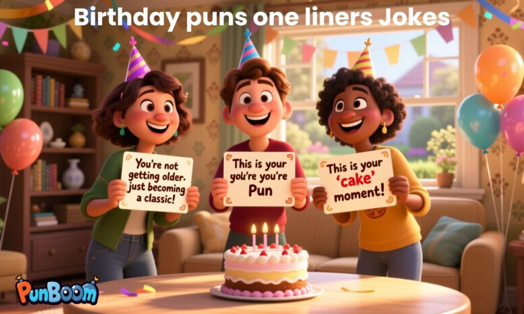 Birthday puns one liners Jokes