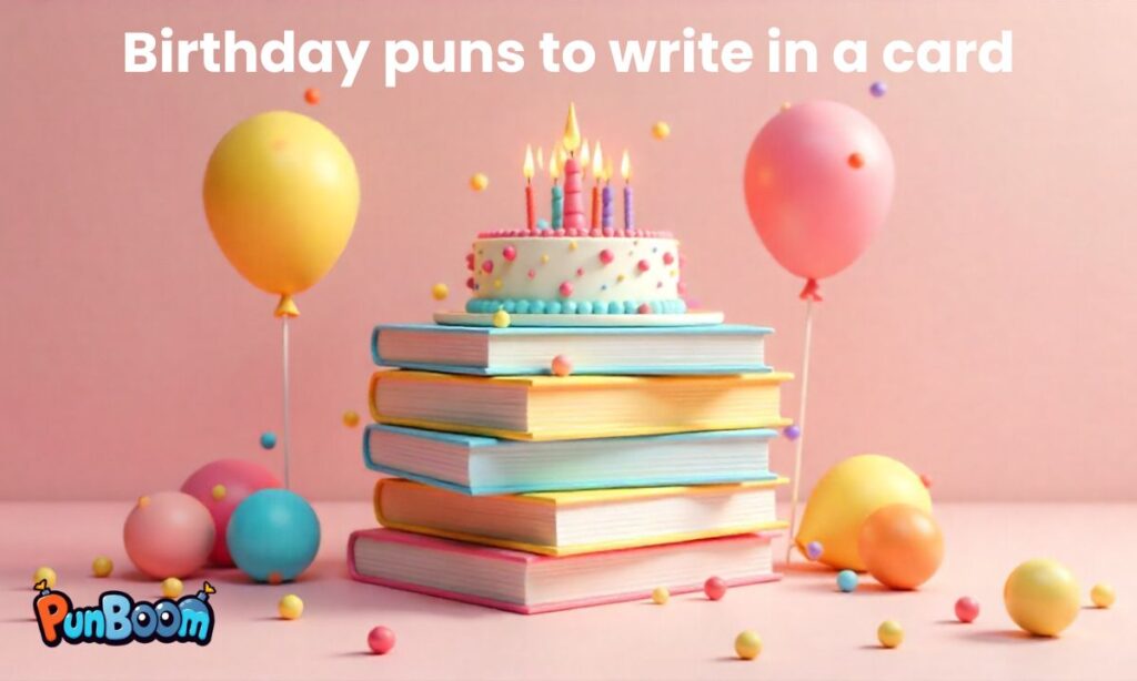 Birthday puns to write in a card