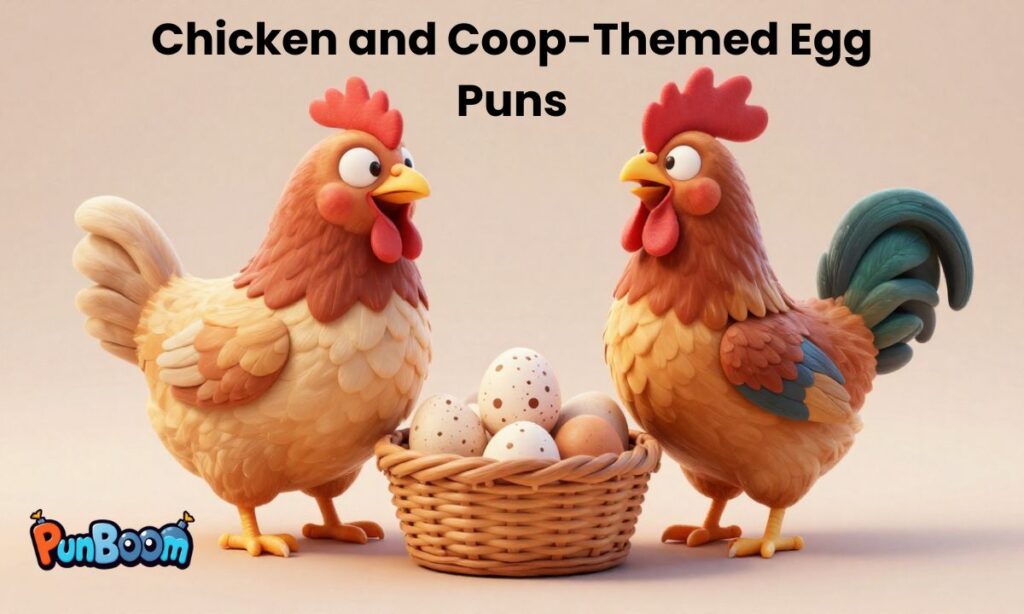 Chicken and Coop-Themed Egg Puns