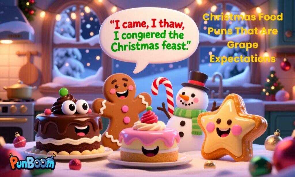 Christmas Food Puns That Are Grape Expectations
