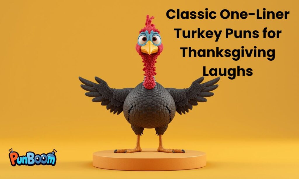 Classic One-Liner Turkey Puns for Thanksgiving Laughs