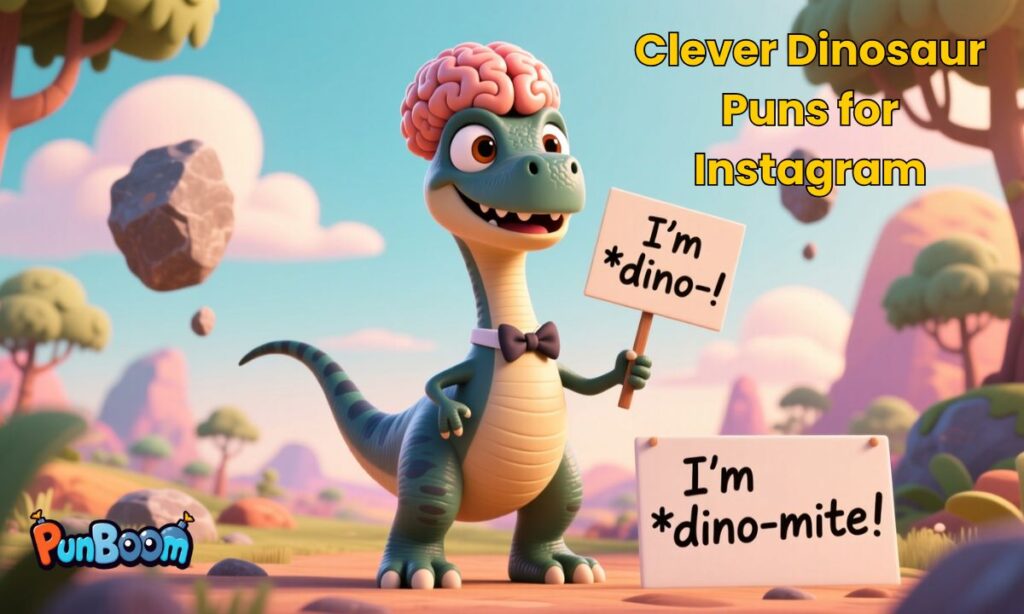 Clever Dinosaur Puns for Instagram