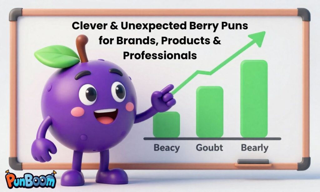 Clever & Unexpected Berry Puns for Brands, Products & Professionals