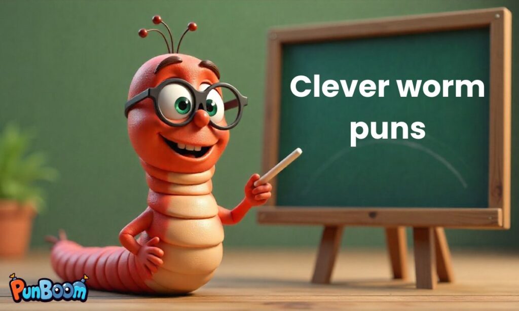 Clever worm puns