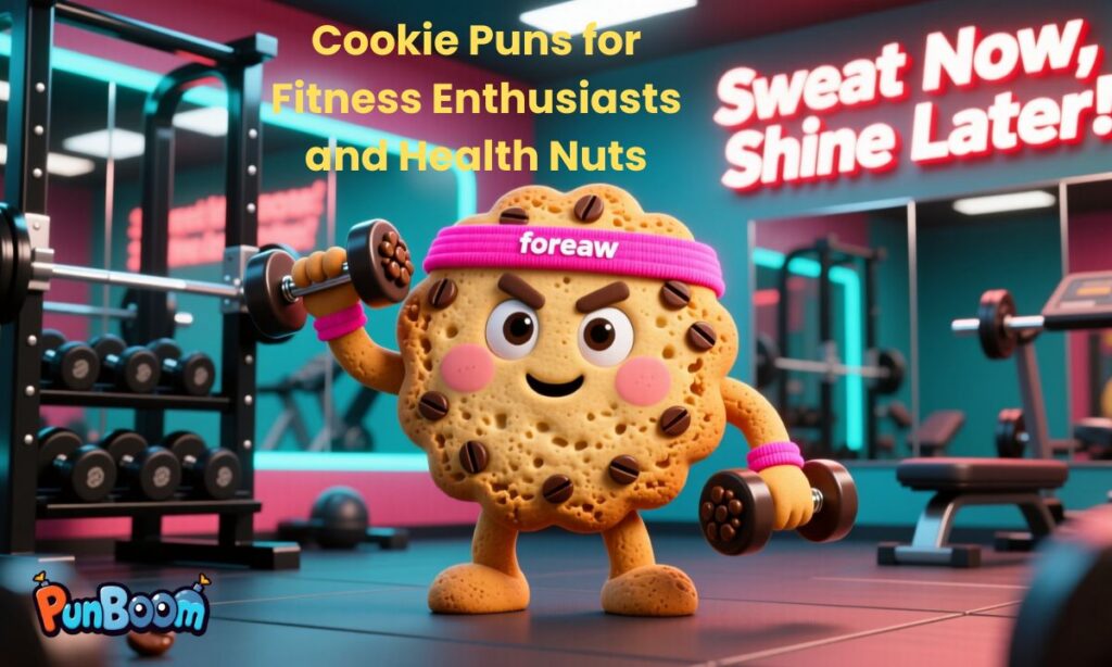 Cookie Puns for Fitness Enthusiasts and Health Nuts