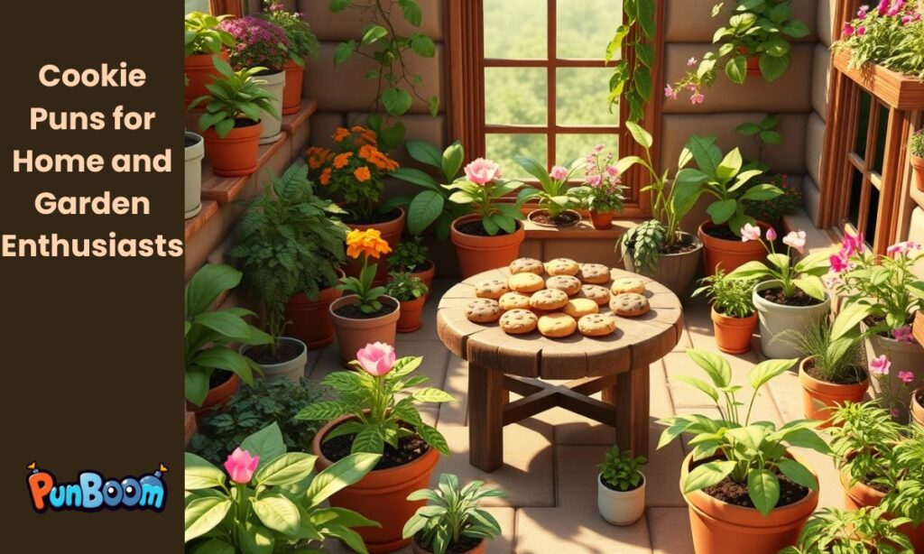 Cookie Puns for Home and Garden Enthusiasts