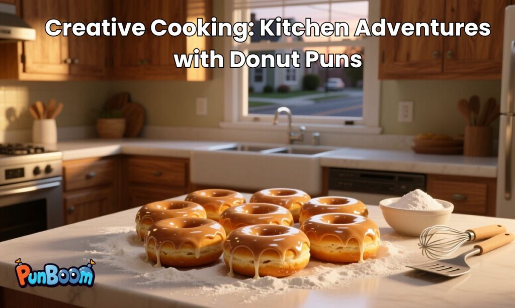 Creative Cooking Kitchen Adventures with Donut Puns