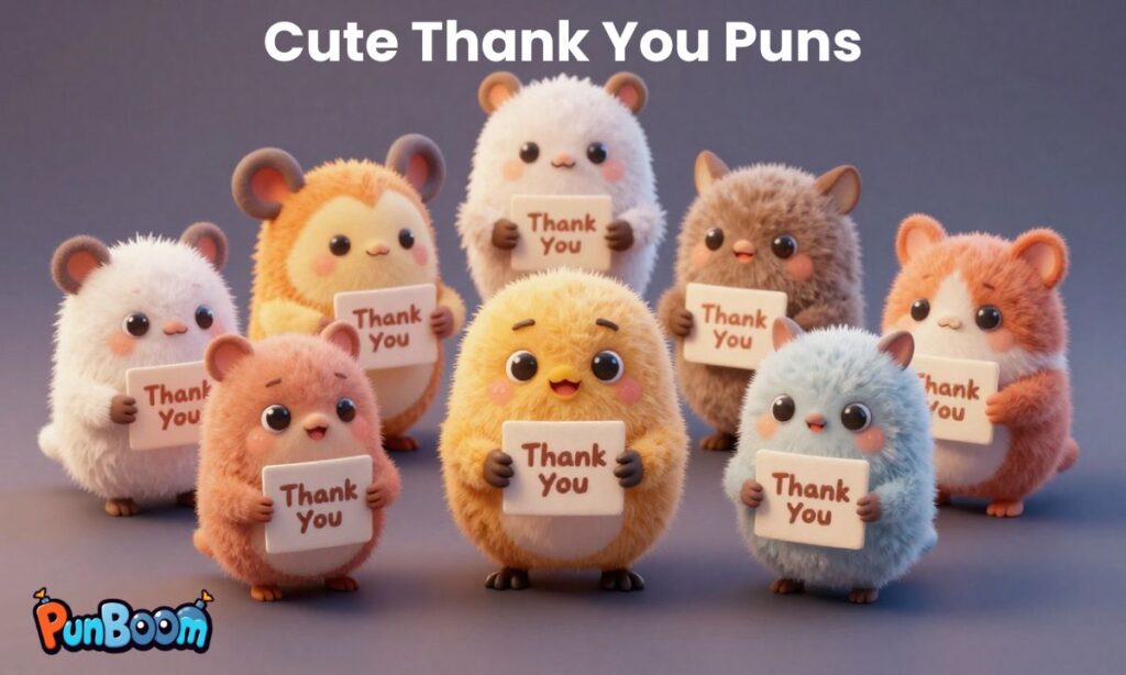 Cute Thank You Puns
