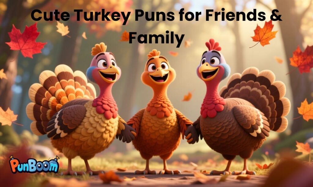 Cute Turkey Puns for Friends & Family