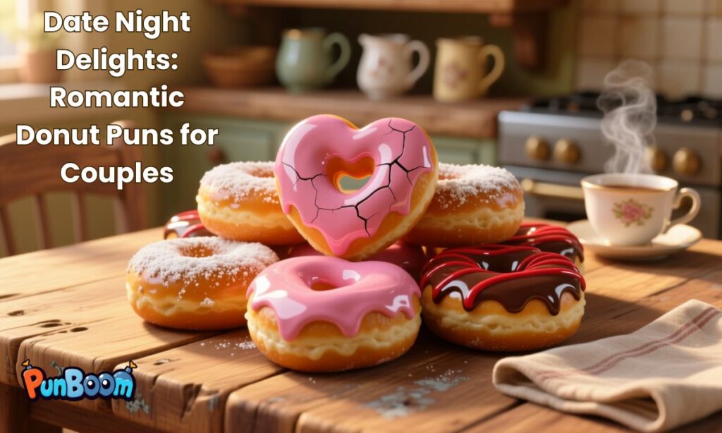 Date Night Delights Romantic Donut Puns for Couples