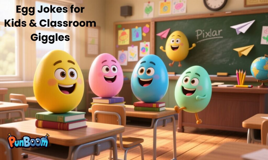 Egg Jokes for Kids & Classroom Giggles
