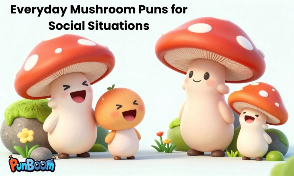 Everyday Mushroom Puns for Social Situations
