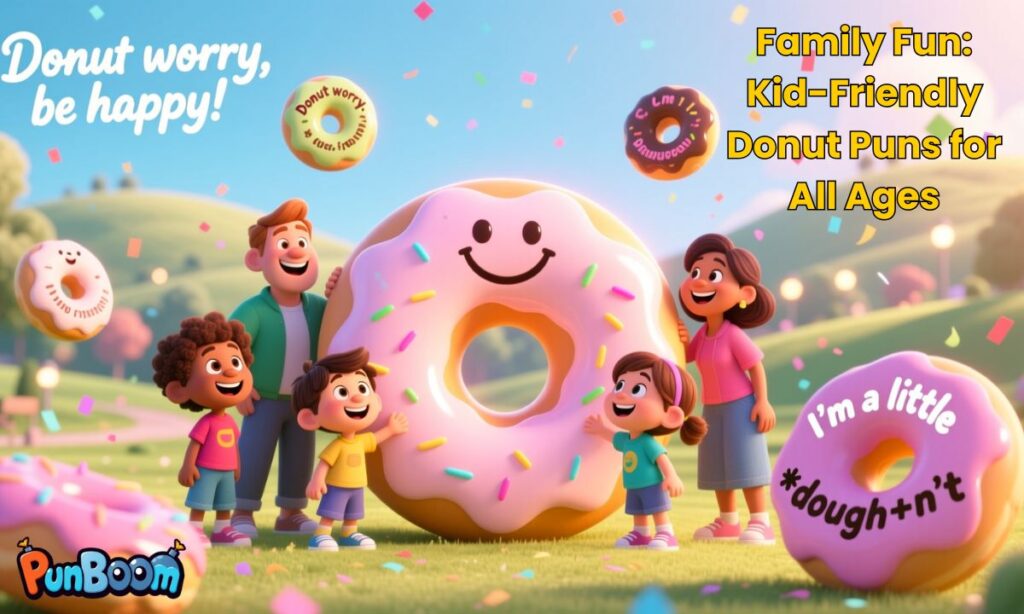 Family Fun Kid-Friendly Donut Puns for All Ages
