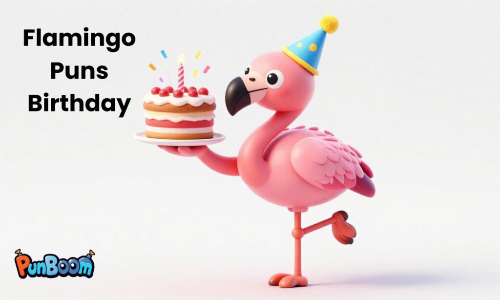 Flamingo Puns Birthday