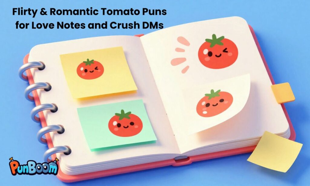 Flirty & Romantic Tomato Puns for Love Notes and Crush DMs