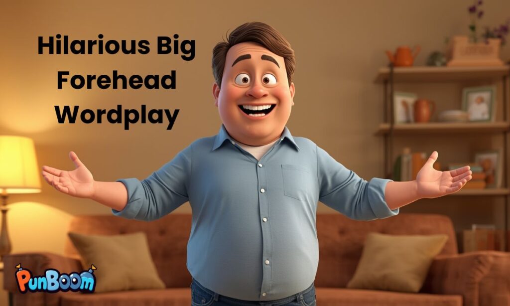 Hilarious Big Forehead Wordplay