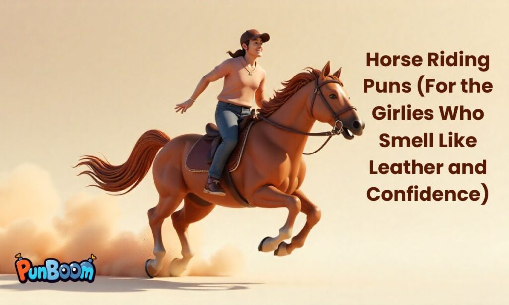 Horse Riding Puns (For the Girlies Who Smell Like Leather and Confidence)