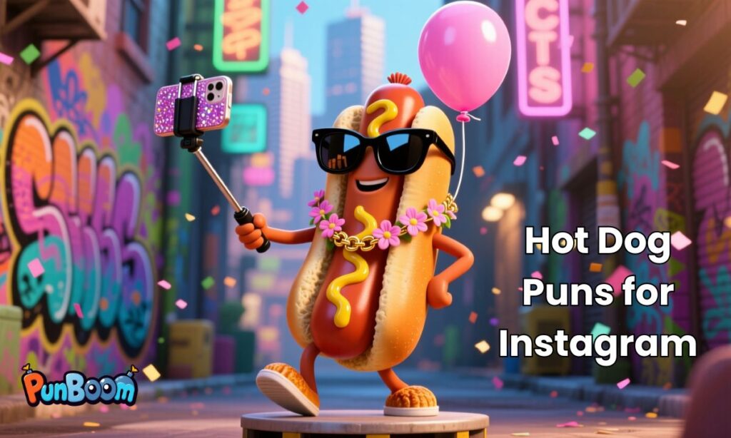 Hot Dog Puns for Instagram