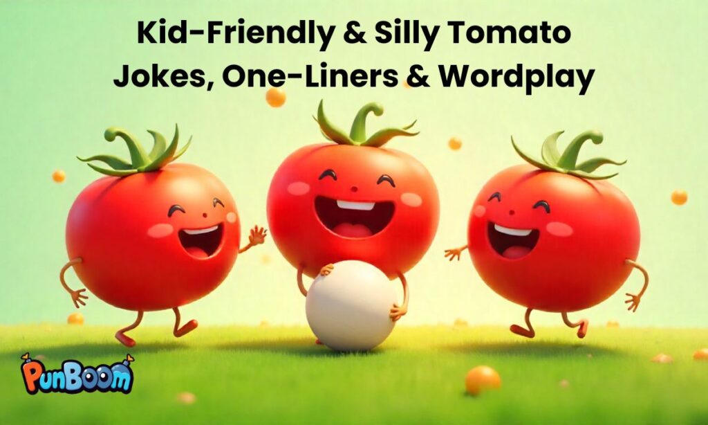 Kid-Friendly & Silly Tomato Jokes, One-Liners & Wordplay