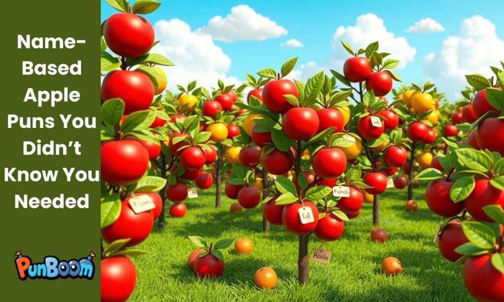 Name-Based Apple Puns You Didn’t Know You Needed