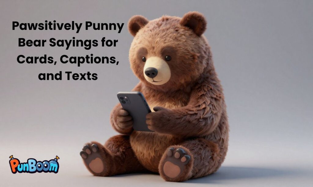 Pawsitively Punny Bear Sayings for Cards, Captions, and Texts