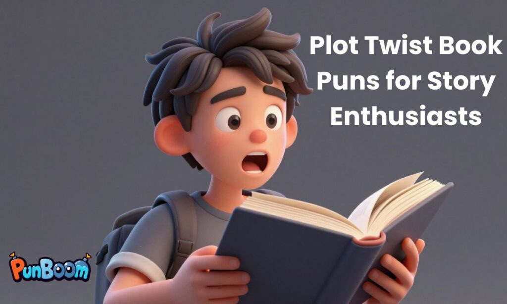 Plot Twist Book Puns for Story Enthusiasts