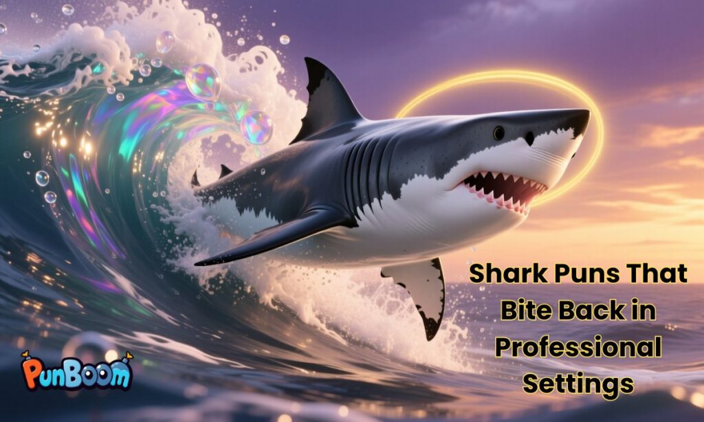 Shark Puns That Bite Back in Professional Settings