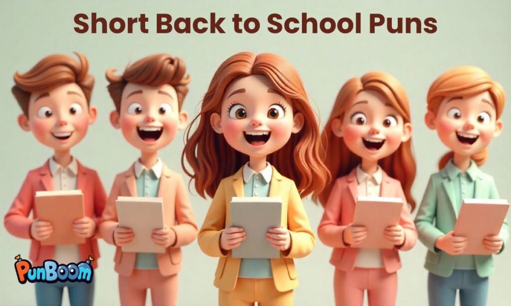 Short Back to School Puns