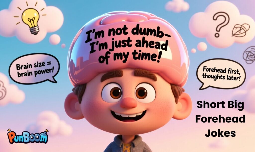 Short Big Forehead Jokes
