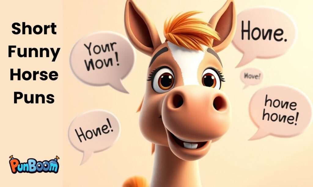 Short Funny Horse Puns