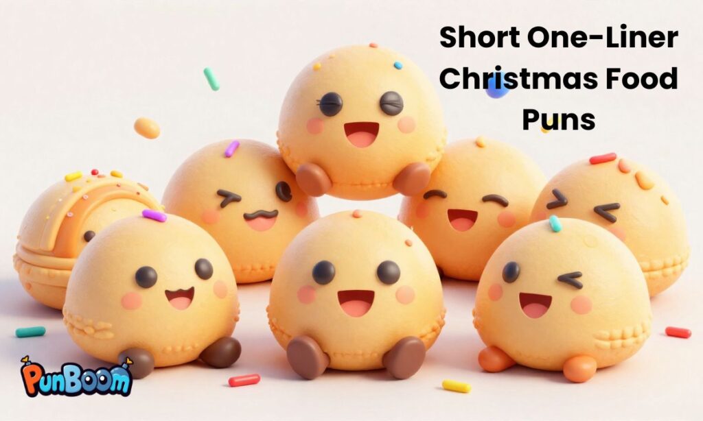 Short One-Liner Christmas Food Puns