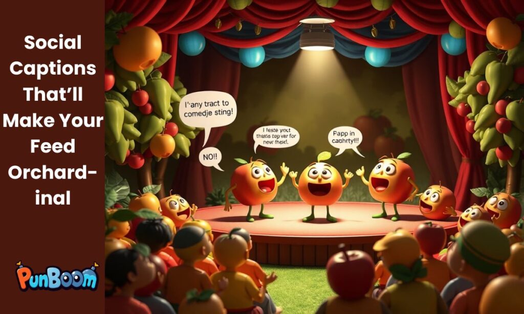 Social Captions That’ll Make Your Feed Orchard-inal