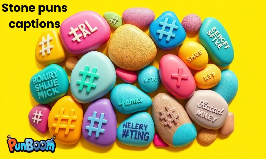 Stone puns captions