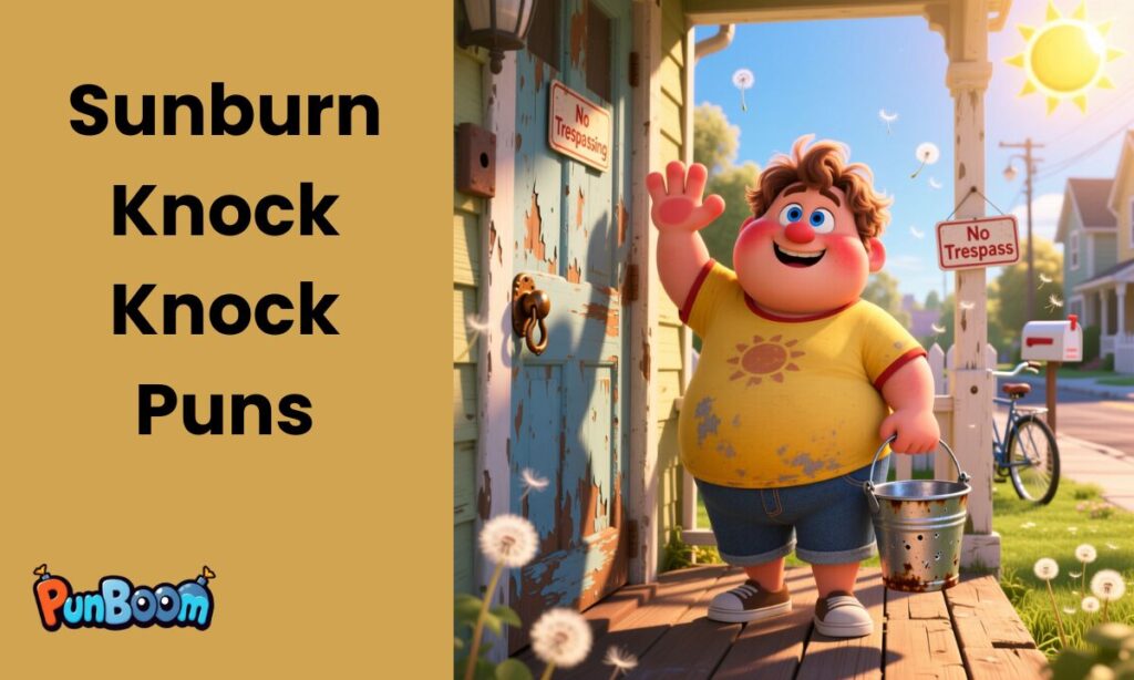 Sunburn Knock Knock Puns
