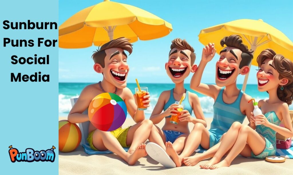 Sunburn Puns For Social Media