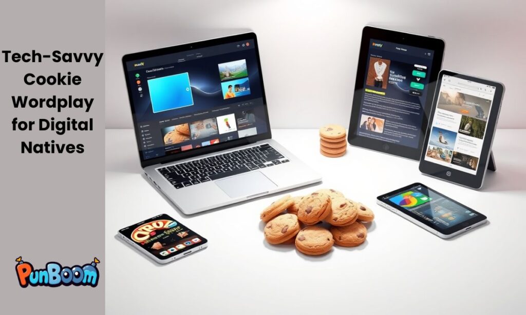 Tech-Savvy Cookie Wordplay for Digital Natives