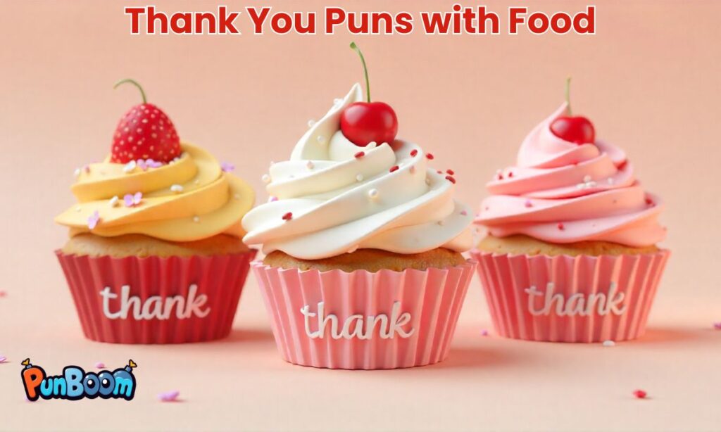 Thank You Puns with Food
