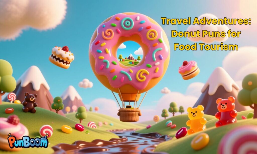Travel Adventures Donut Puns for Food Tourism