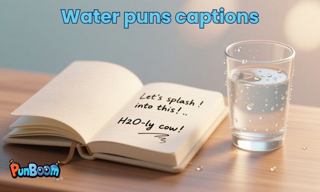 Water puns captions