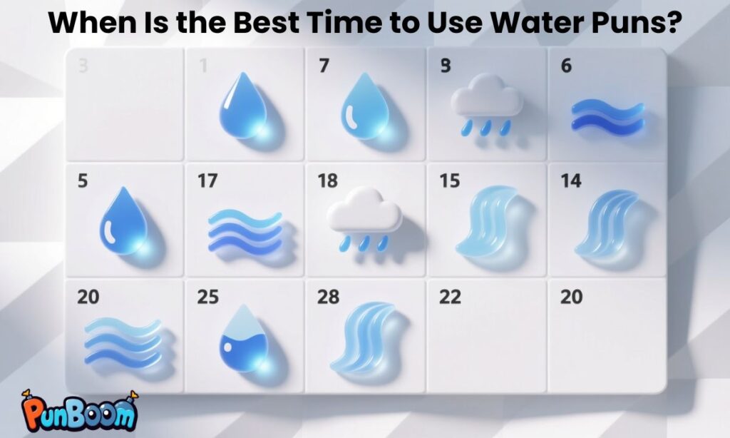 When Is the Best Time to Use Water Puns