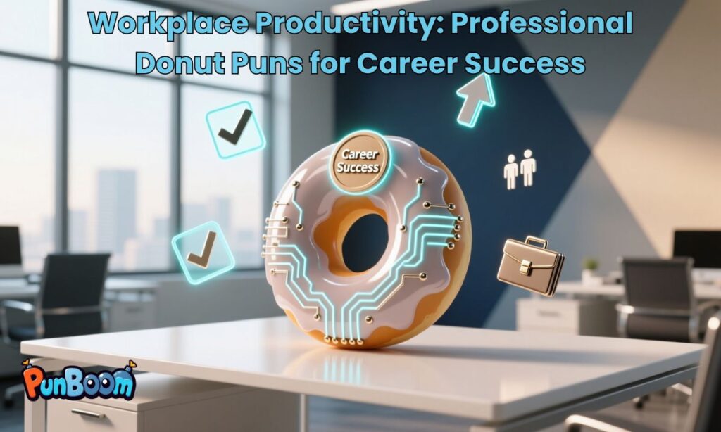 Workplace Productivity Professional Donut Puns for Career Success
