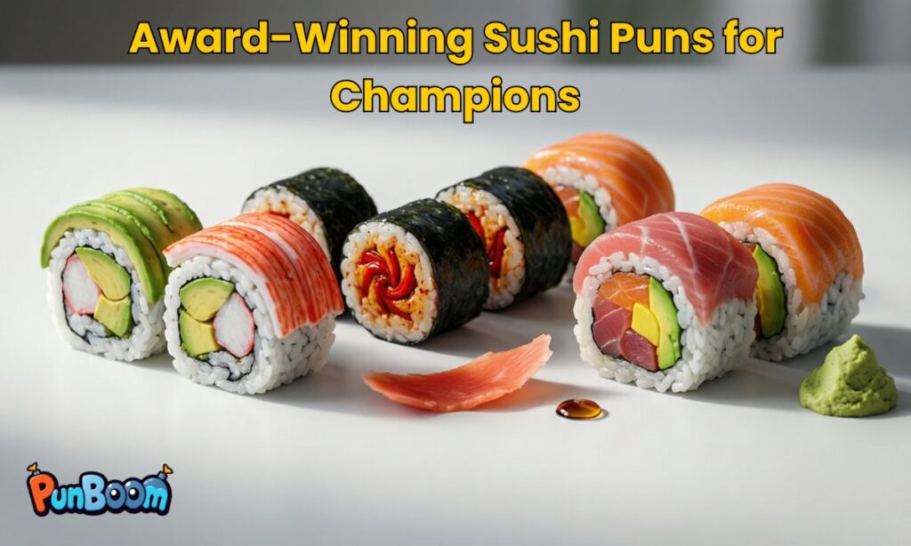 Award-Winning Sushi Puns for Champions
