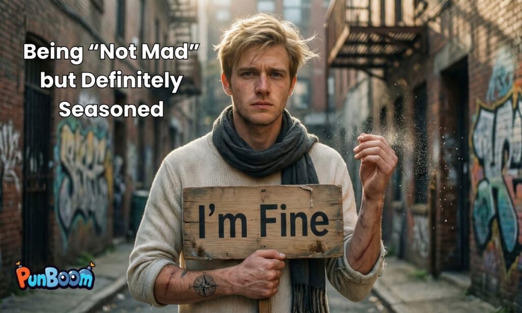 Being “Not Mad” but Definitely Seasoned