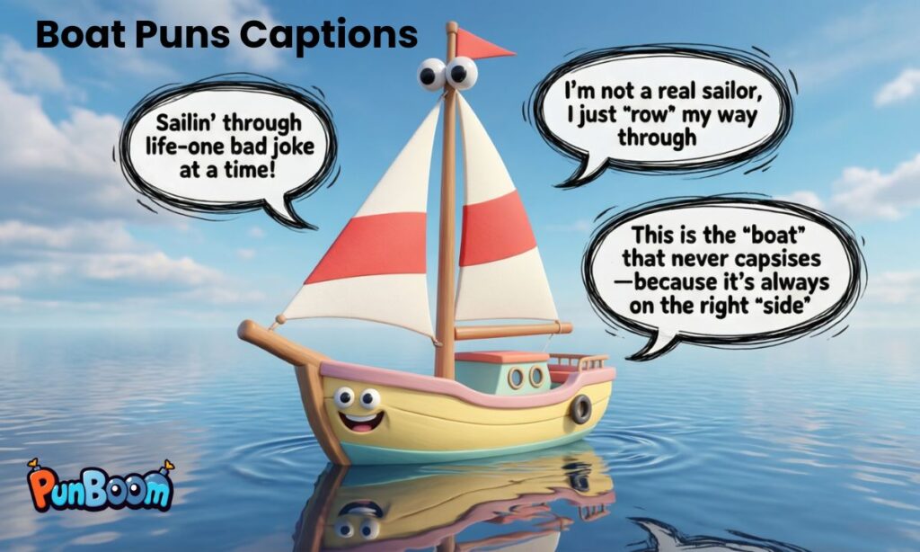 Boat Puns Captions