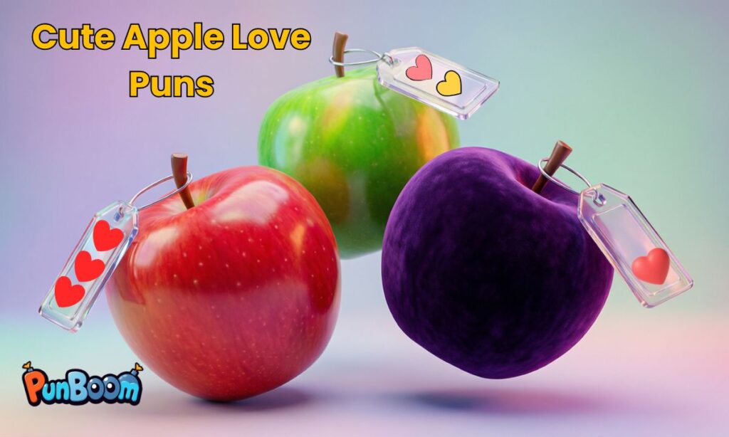 Cute Apple Love Puns