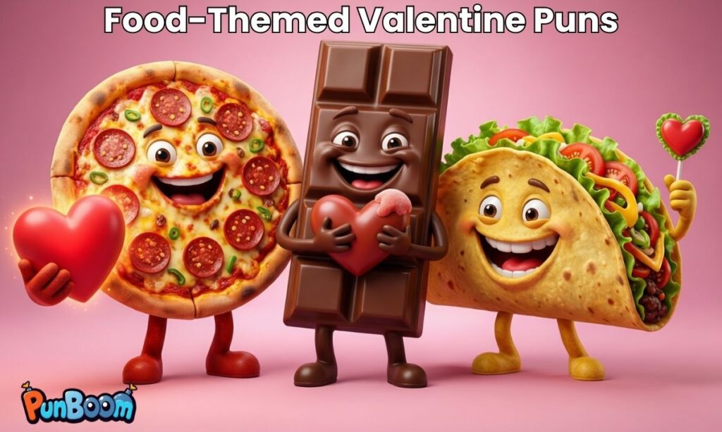 Food-Themed Valentine Puns