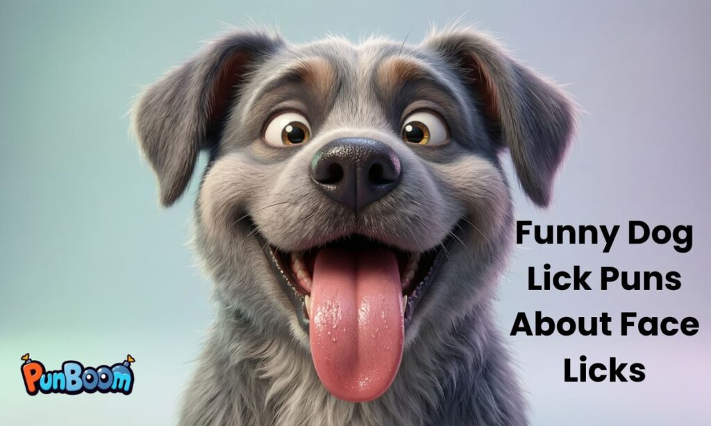 Funny Dog Lick Puns About Face Licks