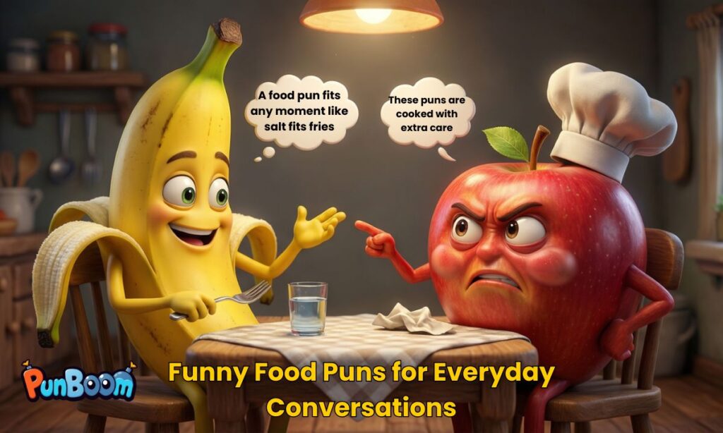 Funny Food Puns for Everyday Conversations