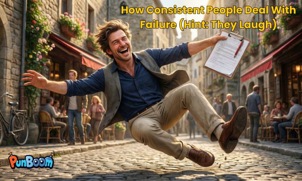 How Consistent People Deal With Failure (Hint They Laugh)